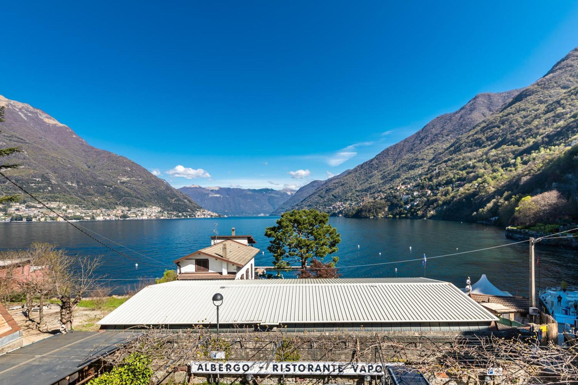 Hotel Ristorante Vapore Faggeto Lario Exterior foto